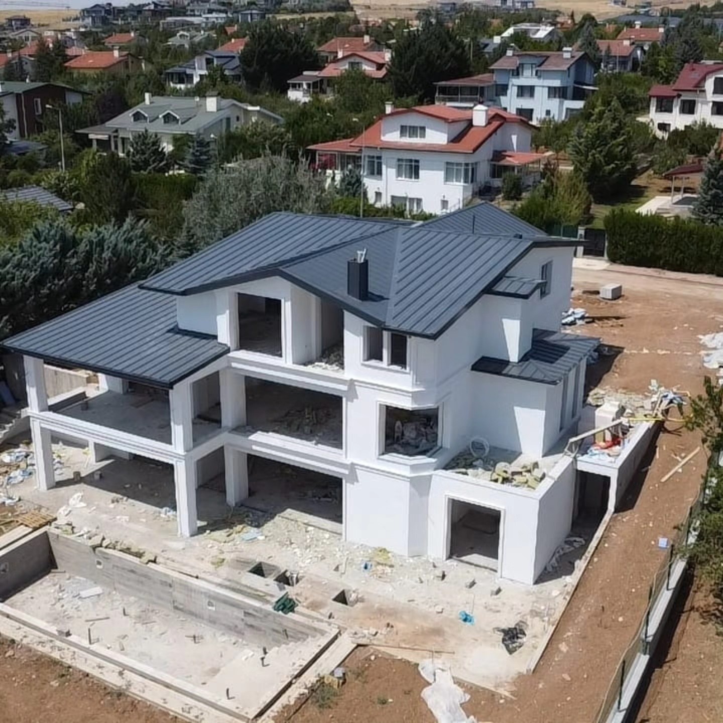 Çatı uygulama görseli